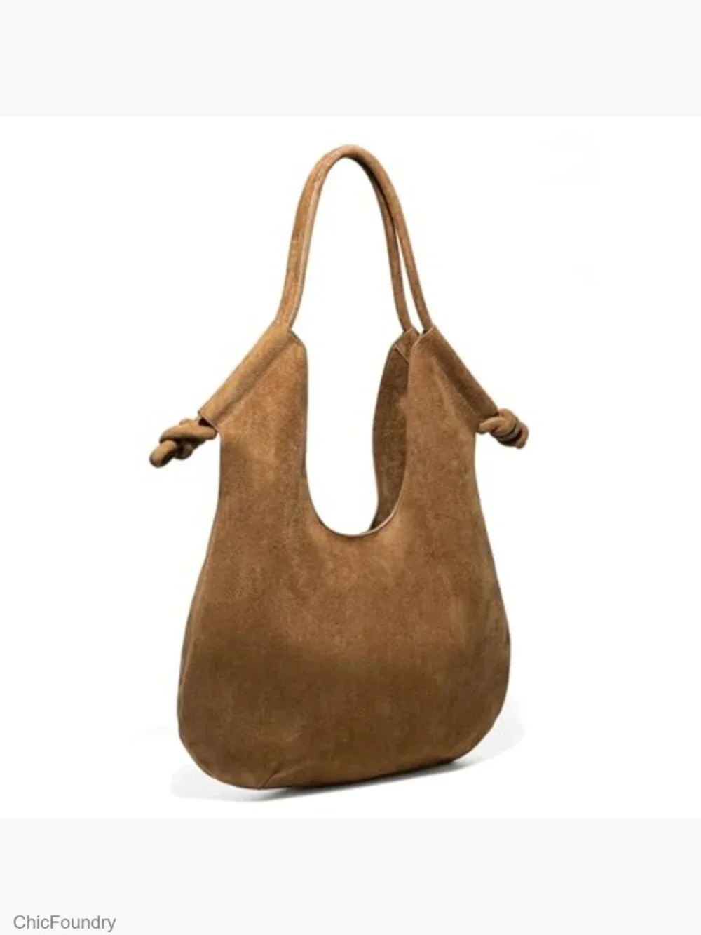 Large Faux Suede Hobo Bag Women Tote Shoulder Purse Travel Work